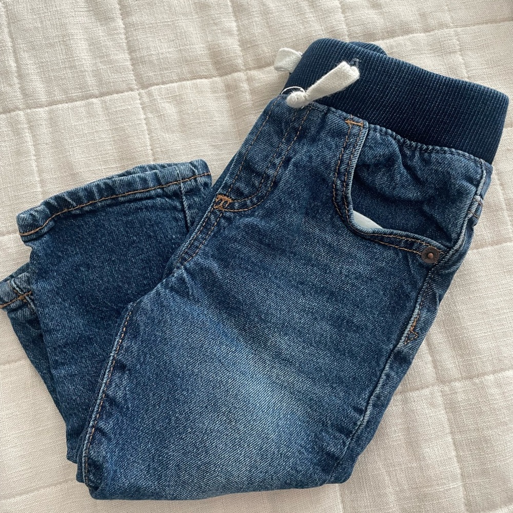 GAP Kids Blue Denim Joggers